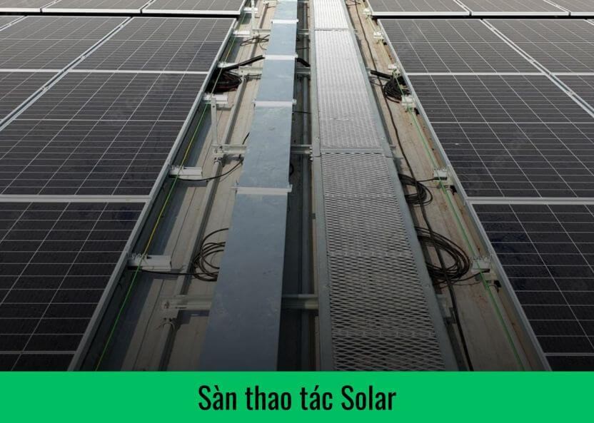 Sàn thao tác Solar là gì? Báo giá sàn công tác năng lượng mặt trời